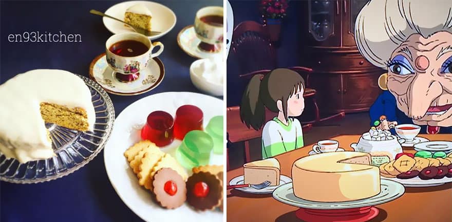 Le goûter de Le Voyage de Chihiro