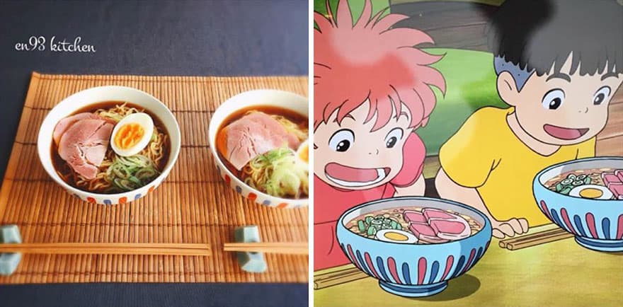 Noodles au jambon de Ponyo