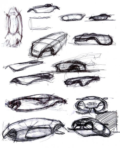 Audi Shark créée par le designer turc Kazim Doku Audi Shark Kazim Doku