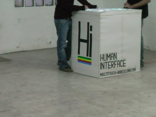 HI, a real Human Interface de Multitouch-Barcelona