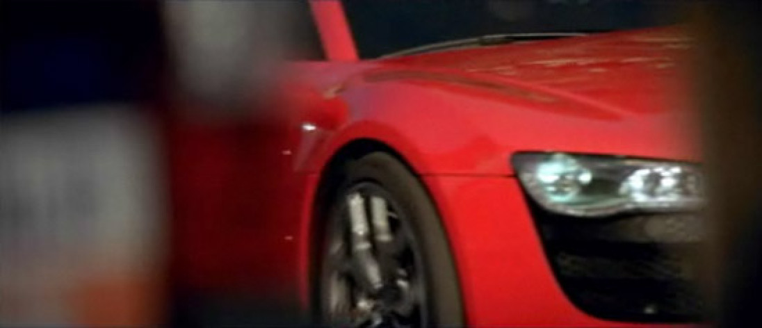 Publicité, Audi R8 à Maranello Publicité, Audi R8 à Maranello