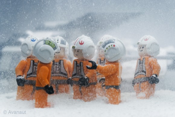 Lego Star Wars enneigés
