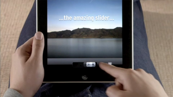 La pub de l’iPad en slow-motion
