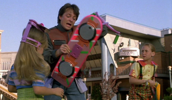 Le hoverboard de Retour vers le futur