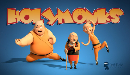 Holymonks : une animation 3D qui rappele Kung Fu Panda
