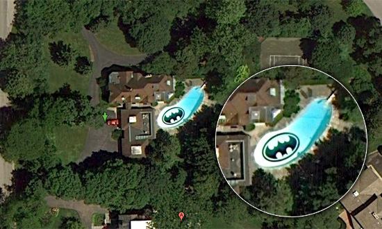 Le manoir de Batman trouvé sur Google Maps
