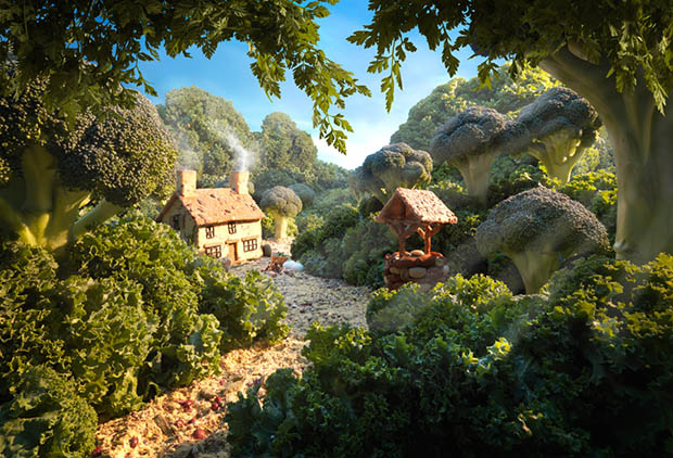 Food Scape, paysage de nourriture