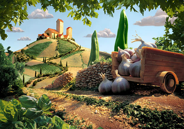 Food Scape, paysage de nourriture