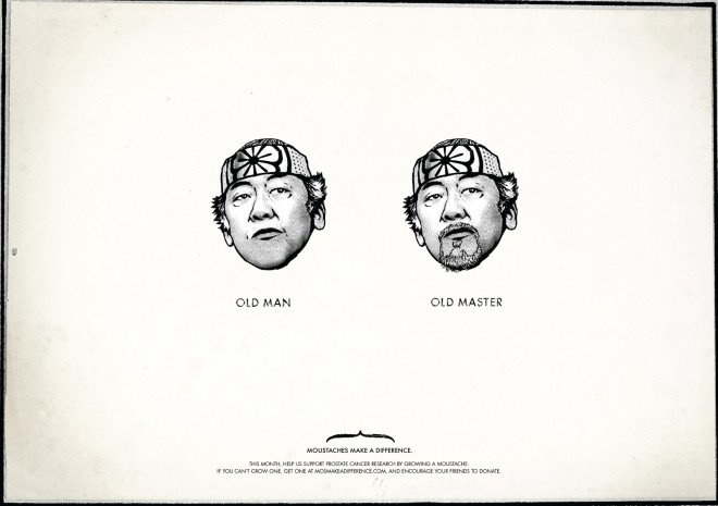 Kesuke Miyagi - Moustaches Make a Difference