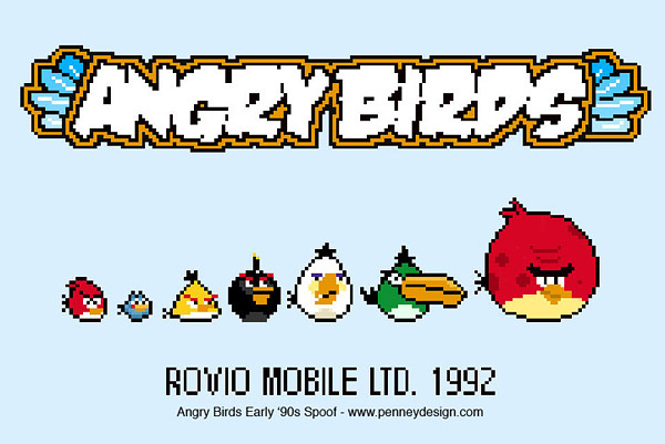 Angry Birds en 16 bits