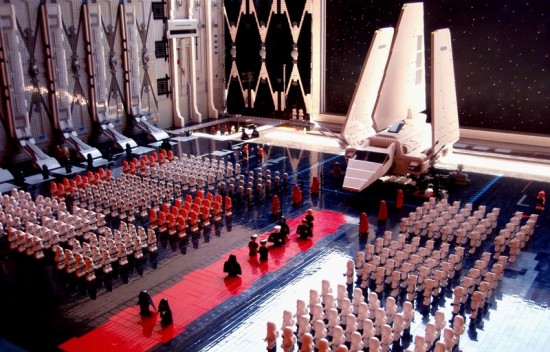 Star Wars - Arrivée de l'empereur en LEGO