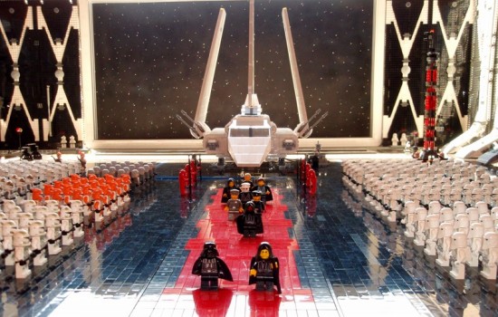 Star Wars - Arrivée de l'empereur en LEGO