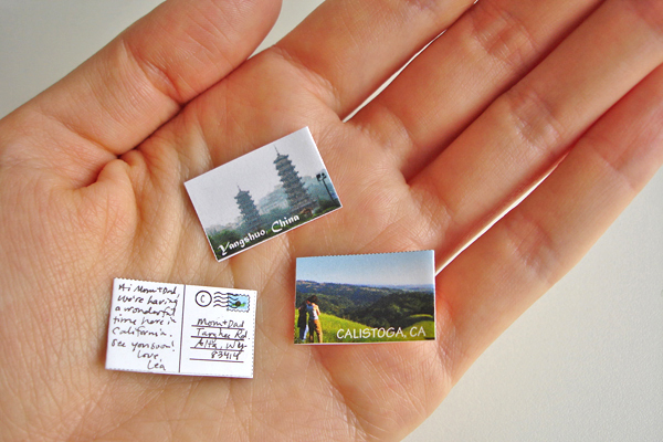 Réaliser des mini cartes postales