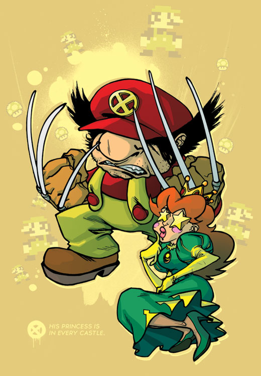 Marios Bros Wolverine et la princesse