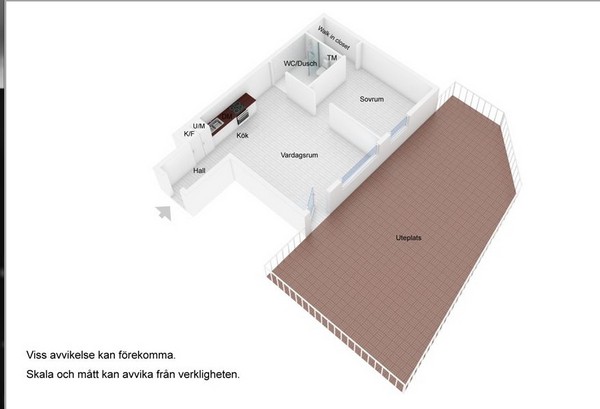 Charmant appartement deux pièces