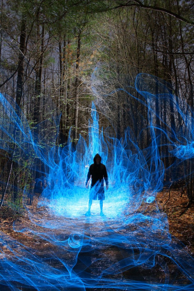 Light painting Denis Calvert