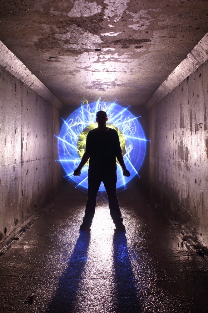 Light painting Denis Calvert