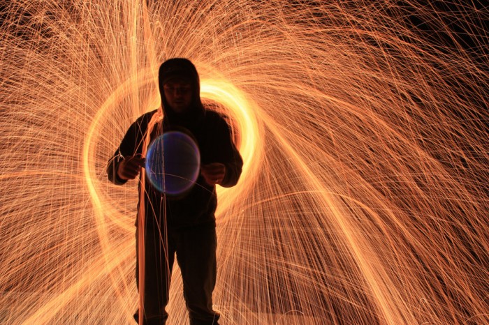 Light painting Denis Calvert
