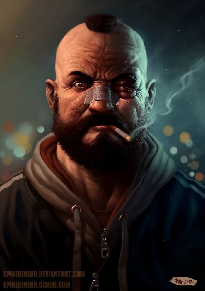 Zangief - Street Fighter II ©Filip Acovic