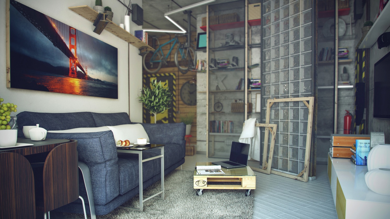 Living room du loft
