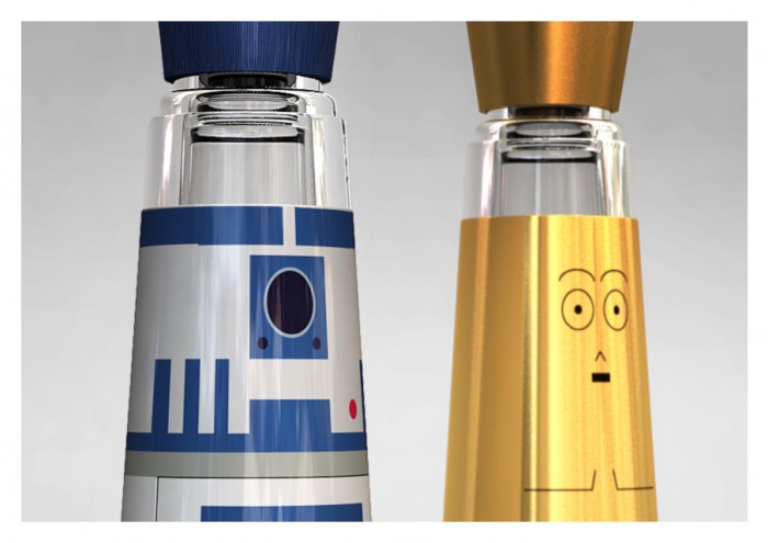 Bouteilles d'Evian Star Wars