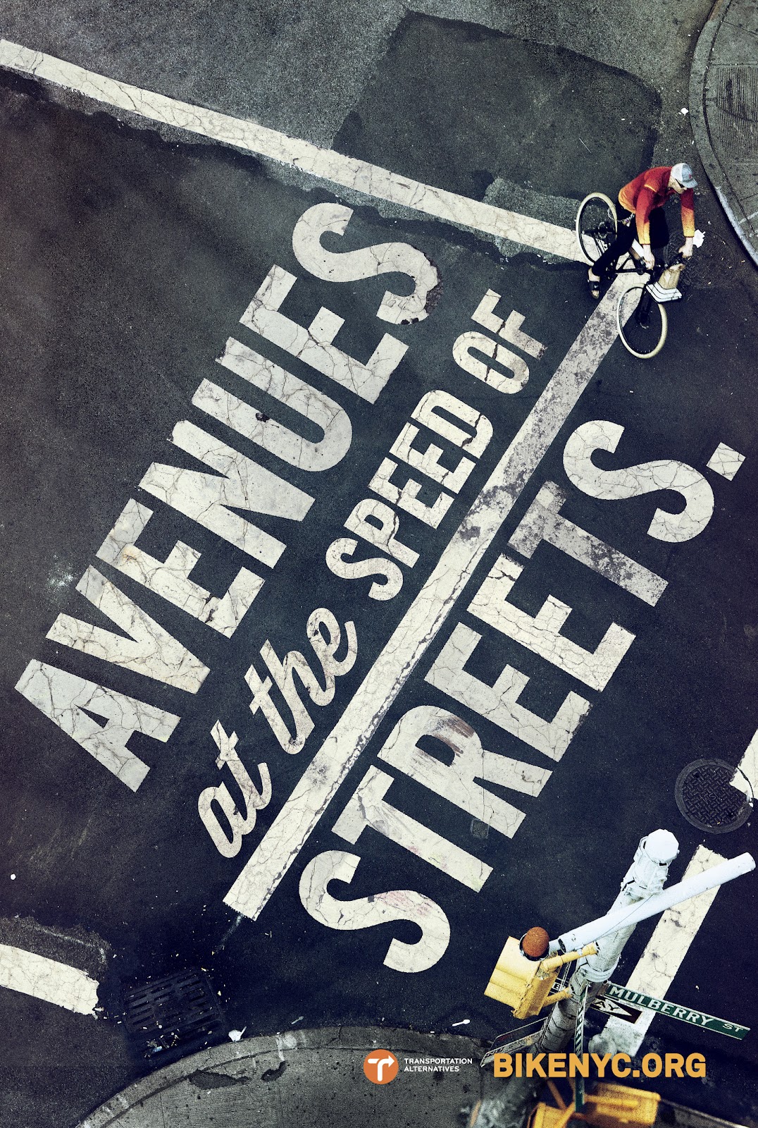 Bike like a New Yorker - Avenue at the streets