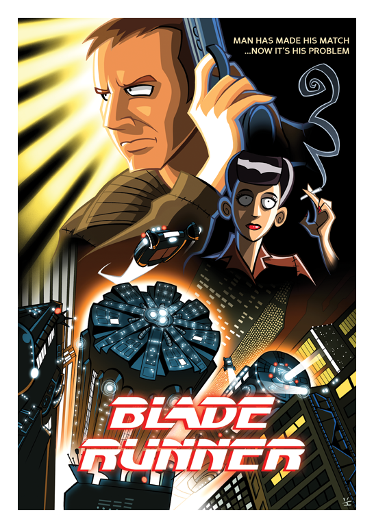 Blade Runner - Affiche de film par Ïve Bastrash