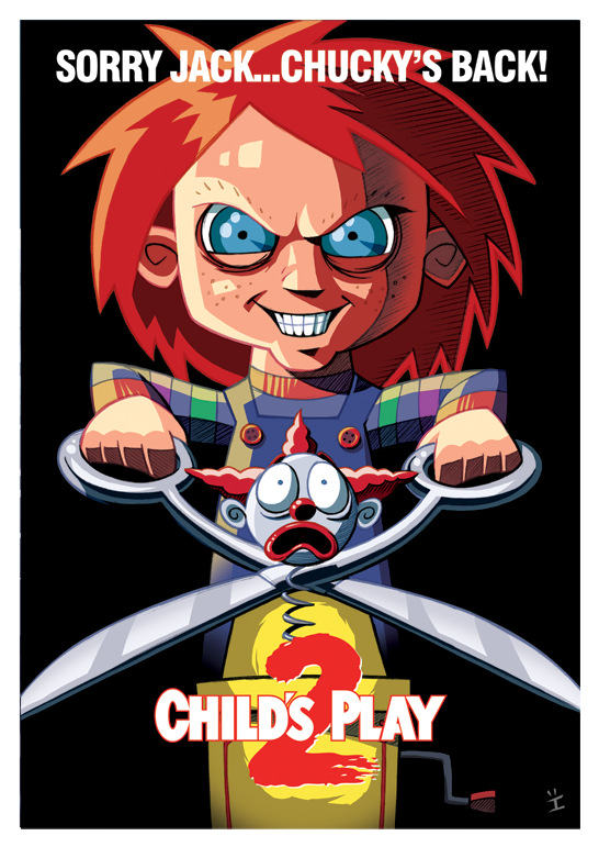 Chucky, la poupée de sang - Affiche de film par Ïve Bastrash