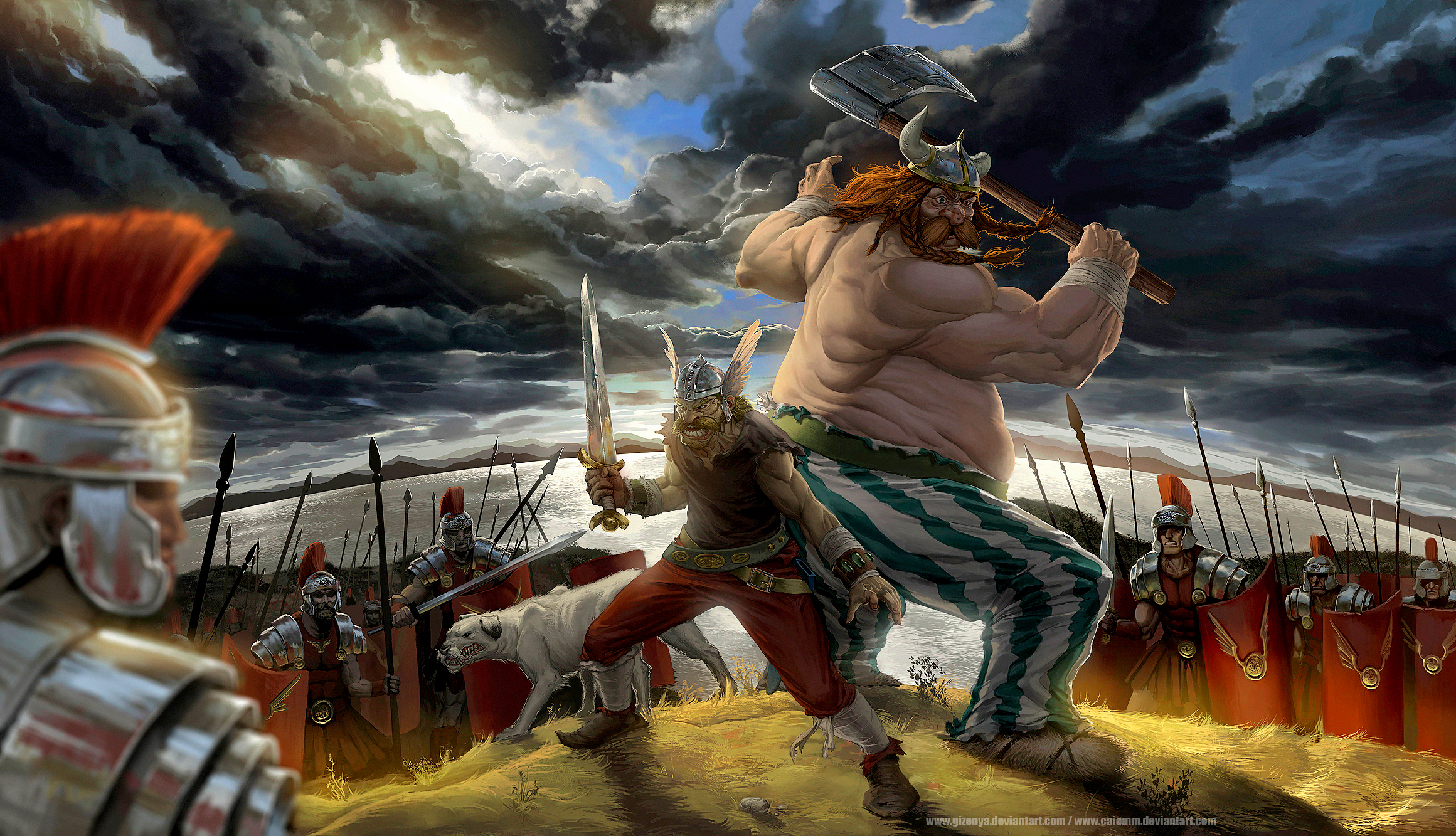 Asterix and Obelix ©Giselle Almeida