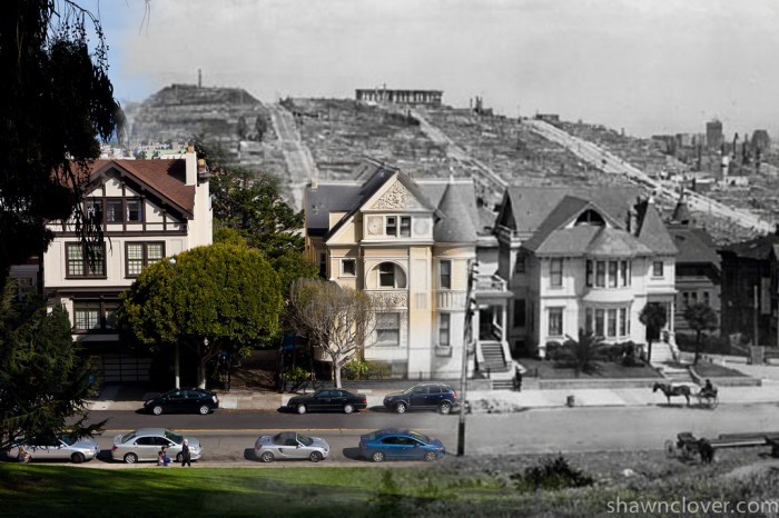 San Francisco - comparaison entre 1906 et aujourd'hui (10)