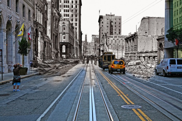 San Francisco - comparaison entre 1906 et aujourd'hui (3)