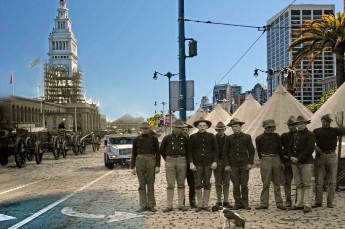 San Francisco - comparaison entre 1906 et aujourd'hui (2)