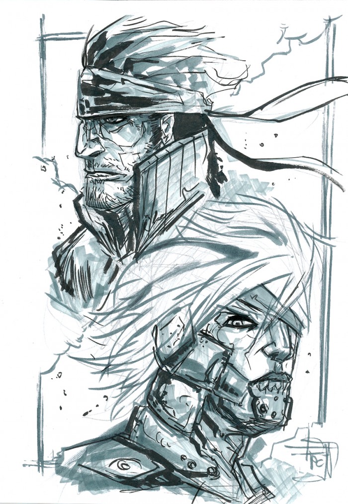 Snake & Raiden ©Frédéric Pham Chuong