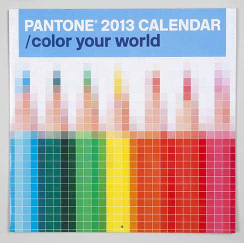 Pantone 2013 Calendar / Calendrier Pantone 2013