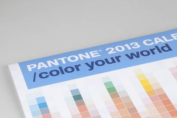 Pantone 2013 Calendar / Calendrier Pantone 2013
