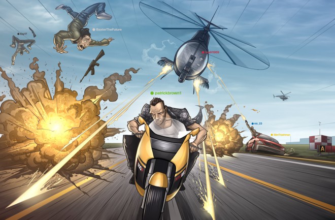 GTA : Comic Strip Trailer - Patrick Brown