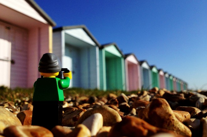Grey shingle beach - Legography