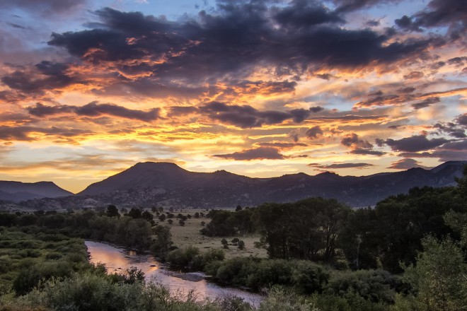 Sunrise On The Arkansas River Valley - Greg Ness