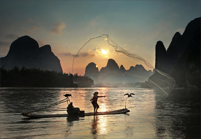 Throw a net