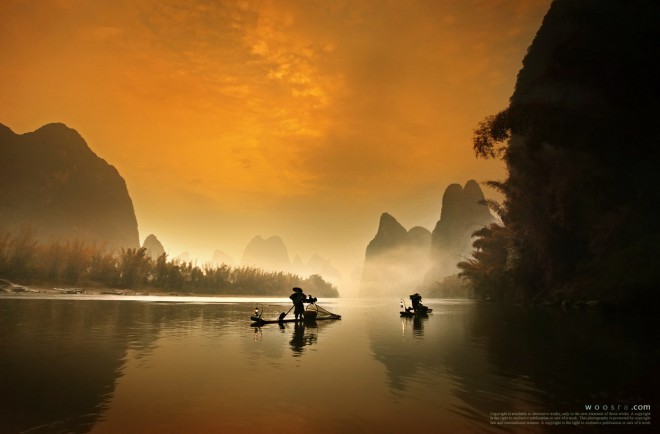 The Morning Fisherman in Guilin