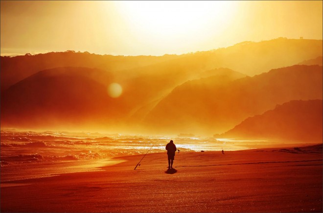 The fisherman of sunset
