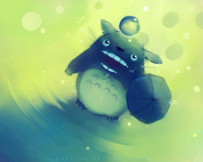 Totoro No Rain by Rihards Donskis aka Apofiss