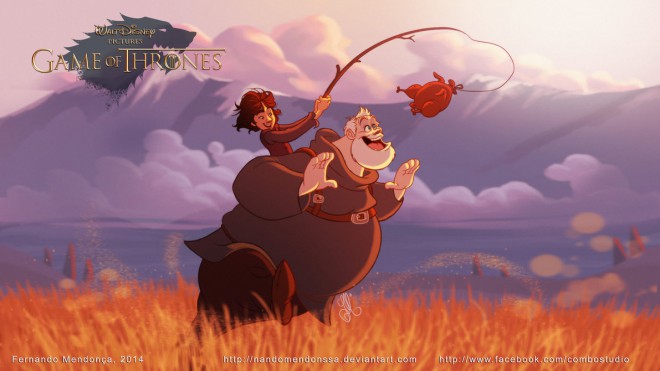 Bram and Hodor GOT Disney by Fernando Mendonca 64395364