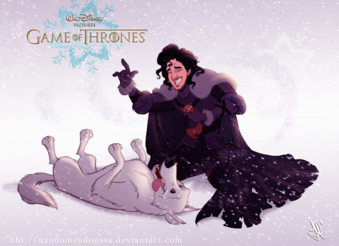 Jon Snow GOT Disney by Fernando Mendonca 71846937