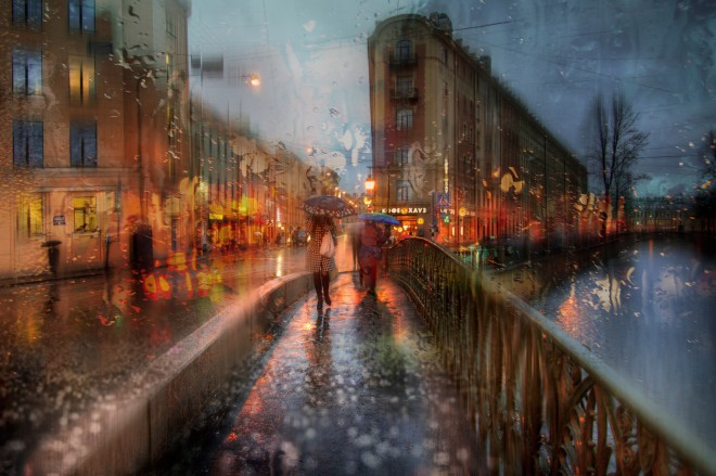 Saint Petersbourg Under The Rain by Ed Gordeev