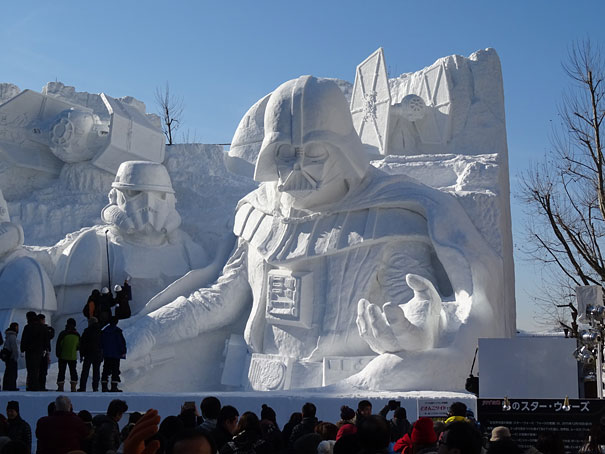 star wars geant neige sapporo festival 1123116