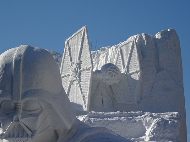 star wars geant neige sapporo festival 2520606