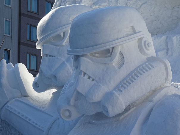 star wars geant neige sapporo festival 3918096