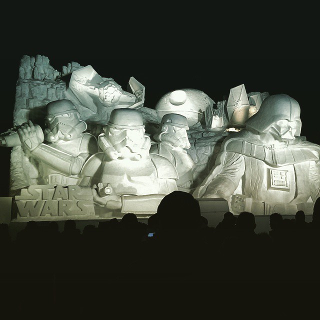 star wars geant neige sapporo festival 8809311