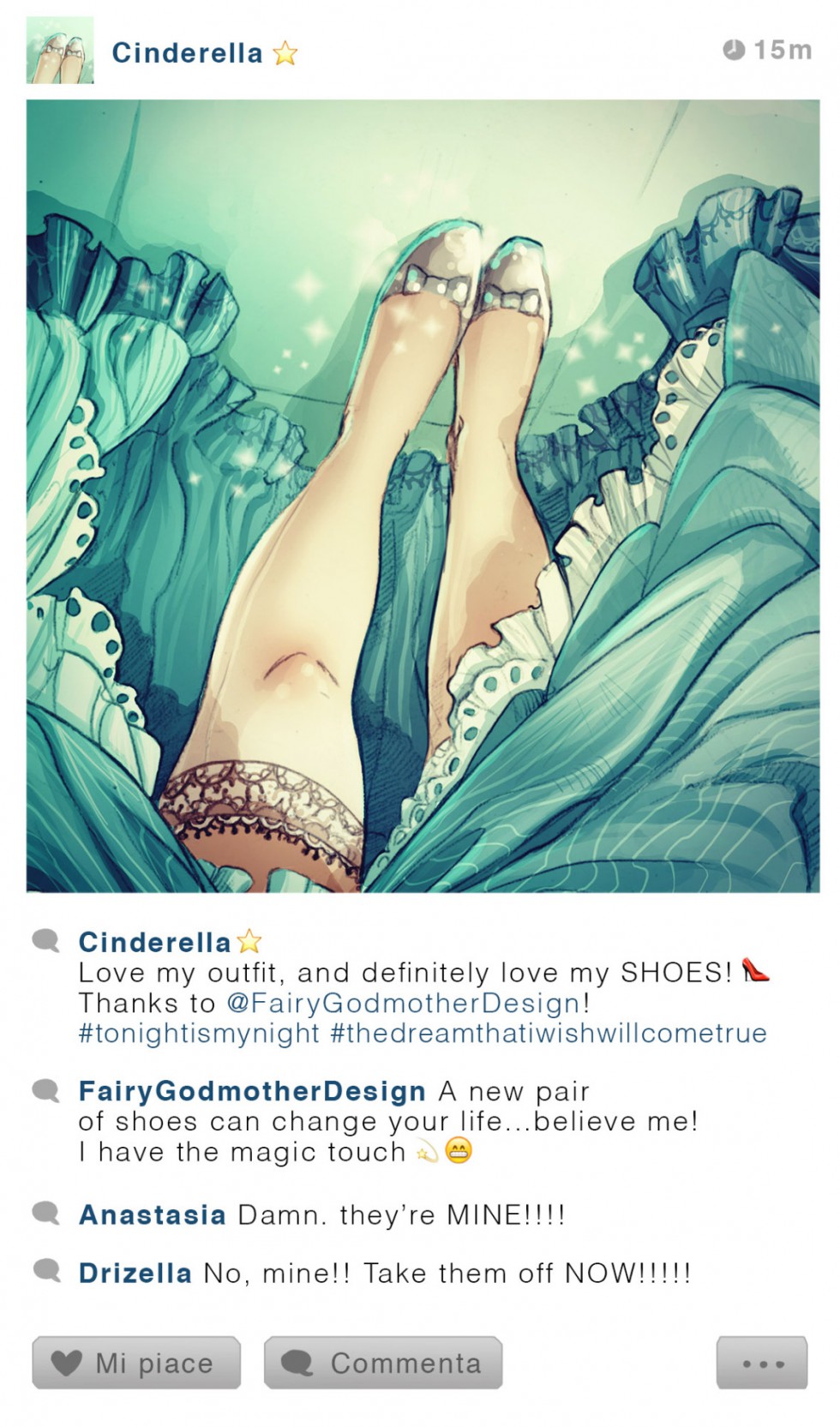 Cendrillon - Cendrillon - Disney Selfie - Simona Bonafini